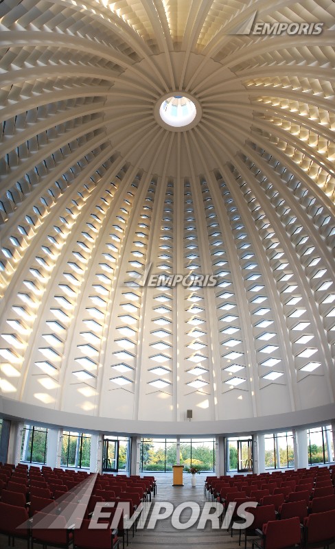 Baha'iHouse of Worship, Frankfurt-Interior dome